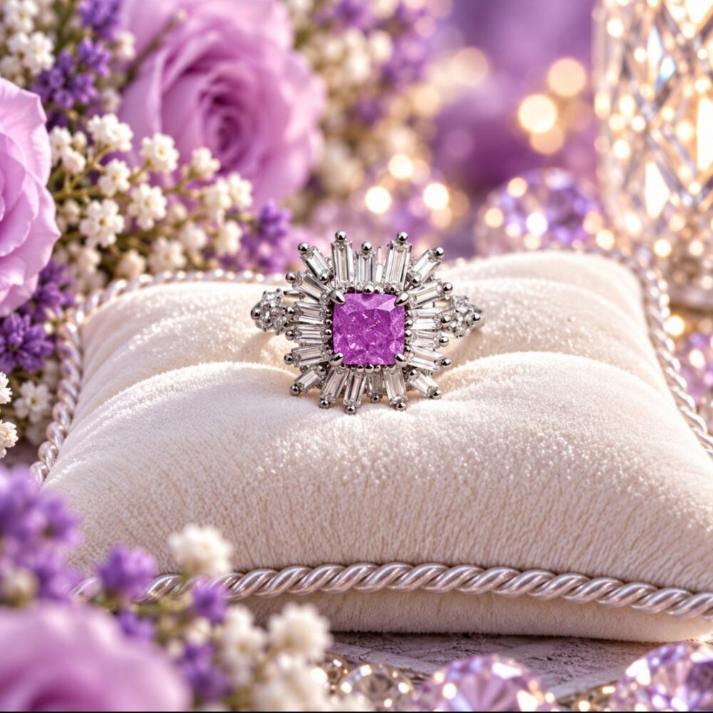 Bomb Party Ring RG53911 "Bloom With A Boom" Size 6